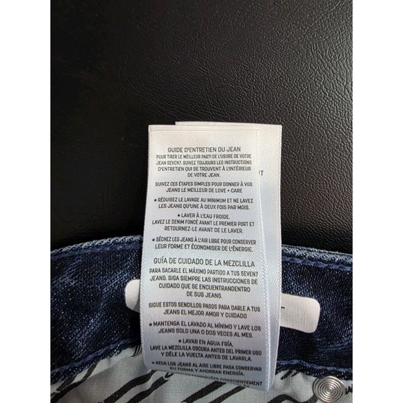 Seven7 Jeans Size 10 Loose Straight Mid Rise Denim Blue Jeans Pre-owned - Picture 13 of 16